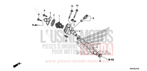 THERMOSTAT NC750XDH de 2017
